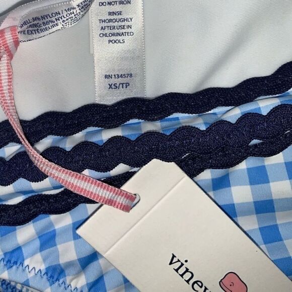 NWT Vineyard Vines Gingham Bikini Bottom Size XS - Picture 3 of 4